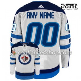 Adidas Maillot de Hockey Winnipeg Jets Personnaliser Blanc Authentic - Enfant